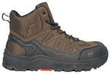 Hoss Men's Extra Wide Aluminum Safety Toe 50239 Eric Hi Brown