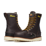 Thorogood Boots 804-3800 Steel Toe Waterproof 8" Moc Toe American Heritage AH-1957 EH - Made In USA