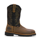 Thorogood American 804-4330 Heritage Waterproof Square Toe Wellington 11" Safety Toe Made in USA
