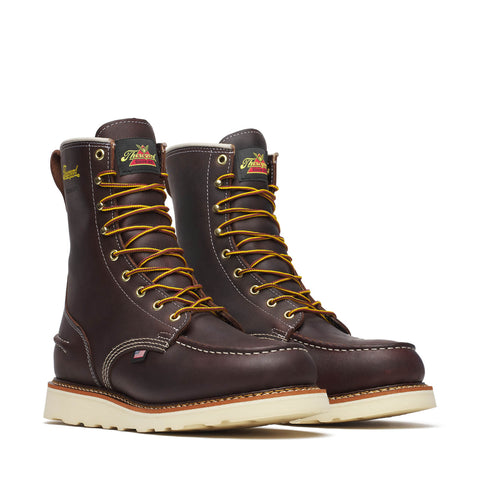 Thorogood Boots 814-3800 Waterproof 8" Moc Toe American Heritage AH-1957 EH - Made In USA