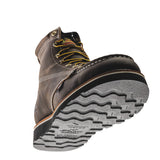 American Heritage Series by Thorogood Shoes 814-4135 Crazyhorse 6" Black Wedge Heel Moc Toe Boot- Made In USA