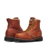 Thorogood Boot 804-4189 American Heritage 6" Tobacco Steel Moc Toe - Made In USA