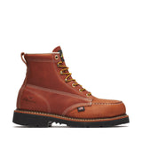 Thorogood Boot 804-4189 American Heritage 6" Tobacco Steel Moc Toe - Made In USA