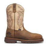 Thorogood 804-4307 | 11" Waterproof Western Pull-on Work Boot Nano Safety Toe- Made In USA