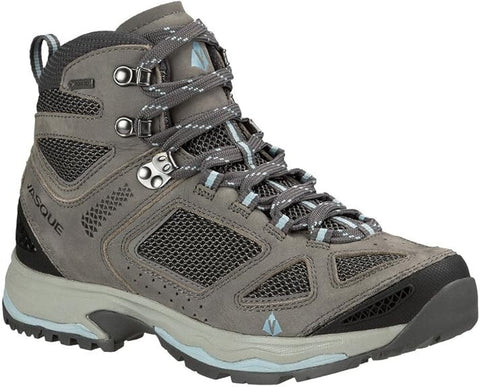 Vasque by Red Wing Shoes 7195 Breeze III GTX Women's Waterproof Hiking Boots Gargoyle/Stone Blue