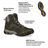 Vasque by Red Wing Shoes 7048 Talus XT GTX Men's Waterproof Hiking Boot in Brown/Orange